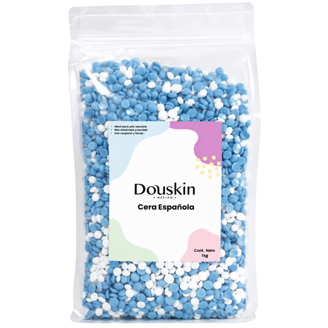 💫 1Kg Cera española para Depilar Piel Sensible